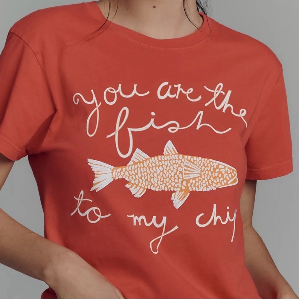 Letluv You Are The Fish To My Chips Tee